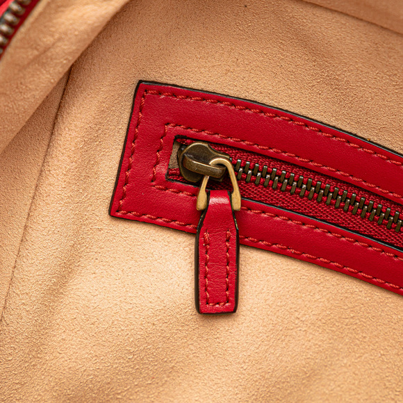 Pre-Loved Gucci Small GG Marmont Matelasse Leather Sylvie Top Handle Satchel - Picture 8 of 10